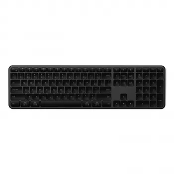 Satechi Slim EX3 draadloos Bluetooth-toetsenbord voor drie apparaten met Mac/Windows-modusschakelaar (Space Gray)