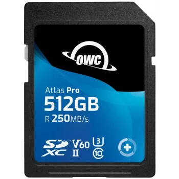 OWC Atlas Pro 512GB SDXC UHS-II V60 Mediakaart - Extended Capacity SD (SDXC)