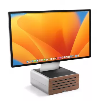 Twelve South HiRise Pro monitorstandaard met opbergruimte voor iMac / Studio Display, zilver