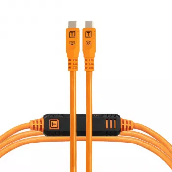 Tether Tools TetherPro USB-C Optima 10G Straight oranje 4,6m