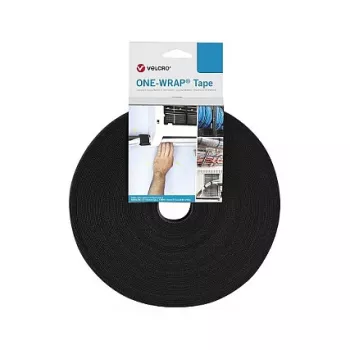 VELCRO One Wrap Band 25m 25mm zwart VEL-OW64153