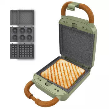 Cecotec Rock'nToast Retro One Green sandwichmaker 750 W