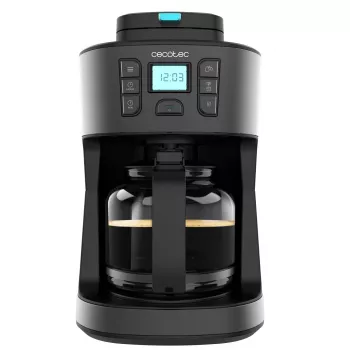 Cecotec Coffee 66 Grind & Drop filterkoffiezetapparaat met conische maalwerk, 1,2 l, 900 W, zwart