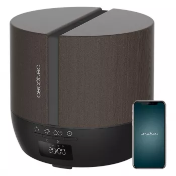 Cecotec Pure Aroma 550 Connected Black Woody ultrasone luchtbevochtiger en aromadiffuser