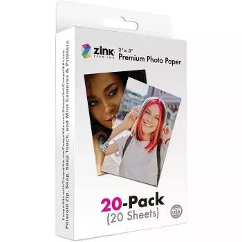 ZINK Premium fotopapier 2x3 20 vel glanzend