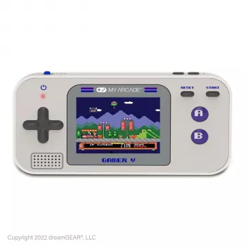 dreamGEAR My Arcade Gamer V Classic handheld spelcomputer 220 games grijs paars