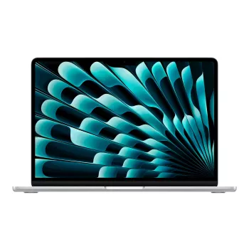 Apple MacBook Air 15 M5 zilver, M5 10-core CPU, 10-core GPU, 24GB RAM, 1TB SSD, Duits toetsenbord, 35W dual USB-C voeding