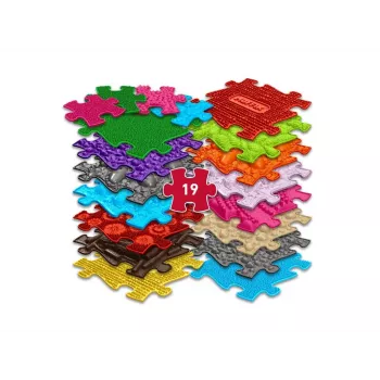 Orthopedische sensorische matten set 19-in-1 XXL 19 puzzelstukken sensorisch Muffik / MFK-025-1