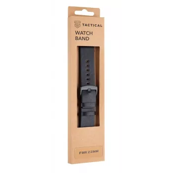 Tactische leren band 22mm zwart