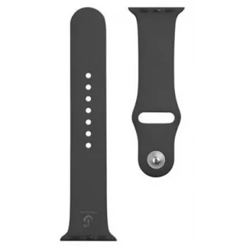 Tactische siliconen band voor Watch 1/2/3/4/5/6/7/SE 38/40/41mm zwart