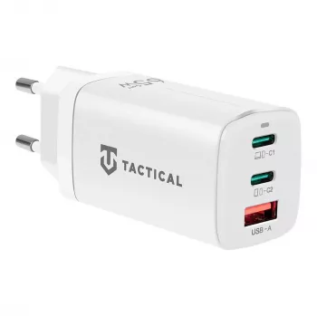 Tactical Adapter FlashBang GaN witte 65W USB-C-oplader
