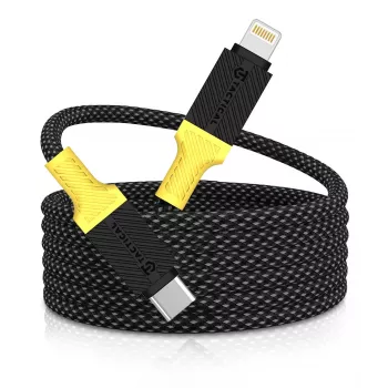 Tactical MagRope USB-C/Lightning zwart/gele kabel - digitaal/data