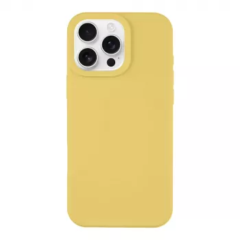 Tactical Back Cover MagForce Velvet Smoothie voor iPhone 16 Pro Max - bananengeel