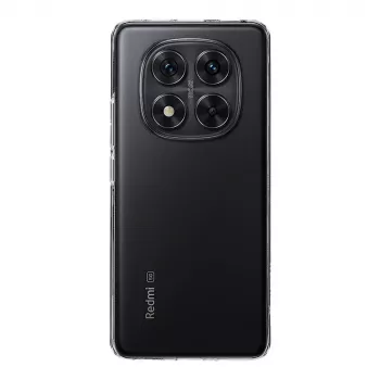 Tactical Back Cover TPU voor Xiaomi Redmi Note 14 Pro 5G transparant