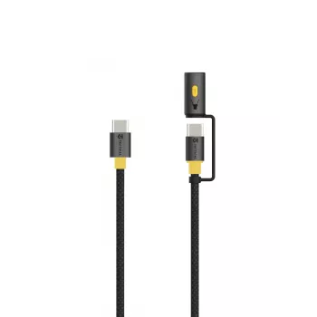 Tactical Stinger Cable USB-C/USB-C zwart