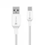 Tactical Stitch Thread kabel USB-A/USB-C wit