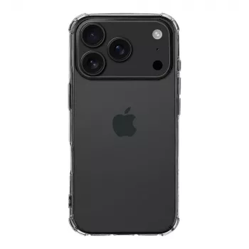 Tactical Back Cover TPU Plyo voor iPhone 17 Pro Transparant
