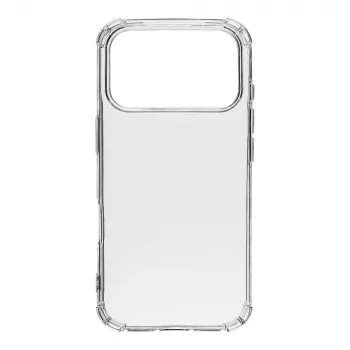 Tactical Back Cover TPU Plyo voor iPhone 17 Pro Transparant