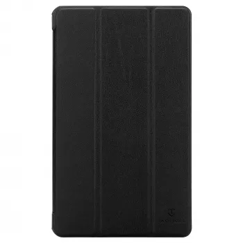 Tactical Book Cover Tri Fold voor Samsung Galaxy Tab A9 8,7 inch zwart