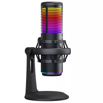Rampage Bemol RGB USB-C gamingmicrofoon, zwart