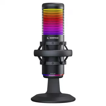 Rampage Bemol RGB USB-C gamingmicrofoon, zwart
