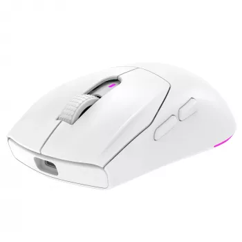 Rampage Prote M5 Pro 26000 DPI RGB LED 1kHz witte gaming-muis