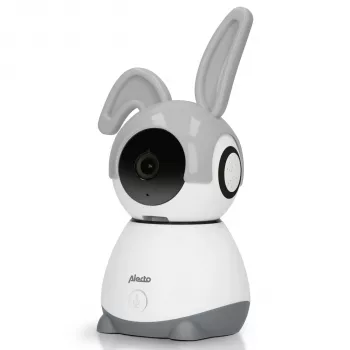 Alecto SMARTBABY10 Wi-Fi babyfoon met camera, wit/grijs