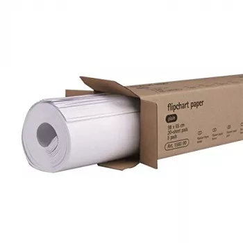 LEGAMASTER flipchart-papierblok geruit 5 blokken - 650 x 980 mm - 80 g/m² - wit