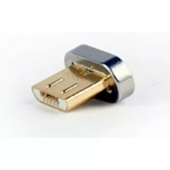 Gembird Cablexpert USB 2.0 Magnetic USB naar Micro-USB Type B adapter - zwart