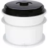 WECK sapcentrifuge combi-set elektrische inmaakautomaat met stoomontsapper, 29L, 1800W, RVS