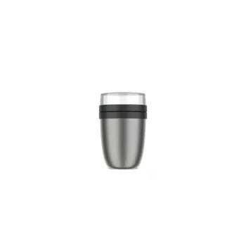Mepal Thermo-Lunchpot Ellipse RVS Nordic Black 500+200ml