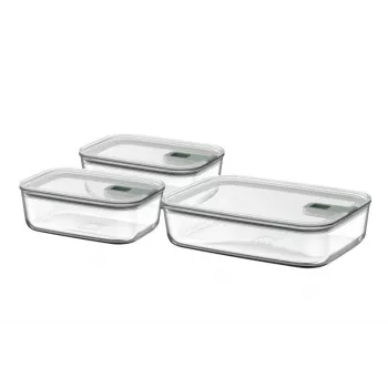 Mepal Easy Clip bewaarbakken-set 3-delig, Nordic Sage