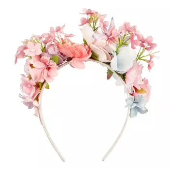 Souza! Haarband met bloemen en vlinder Meadow Gabi