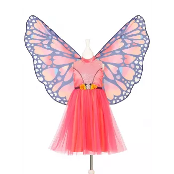 Souza vlinder papillon kostuumjurk met vleugels 5-7 jaar