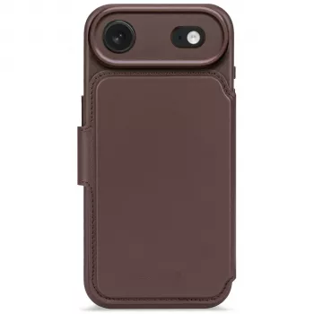 Decoded Detachable Wallet met MagSafe voor iPhone Air, bruin, leer