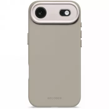 Decoded AntiMicrobial Silicone Back Cover voor iPhone 17 Air met MagSafe (Soft Taupe)