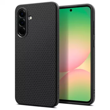 Spigen Liquid Air case voor Samsung Galaxy A56 5G - mat zwart
