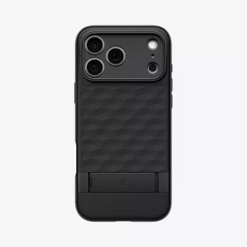 Spigen Parallax S MAG MagSafe hoesje voor iPhone 17 Pro, mat zwart