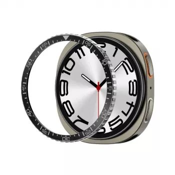 Spigen Bezel Tune lunettebescherming voor Samsung Galaxy Watch 8 / Watch 9 (44 mm), zwart (ACS10008)