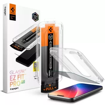 Spigen Glas.tR EZ Fit Pro AC privacy schermbescherming voor iPhone 16 Pro / 17 / 17 Pro