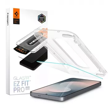 Spigen Glas.tR EZ Fit Pro HD gehard glas schermbescherming voor Samsung Galaxy S25 FE - transparant (2-pack)