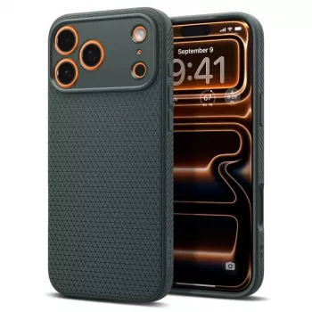 Spigen Liquid Air iPhone 17 Pro Max hoes Abyss Green