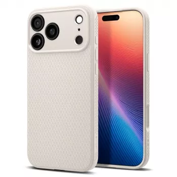 Spigen Liquid Air iPhone 17 Pro hoes Natural Titanium
