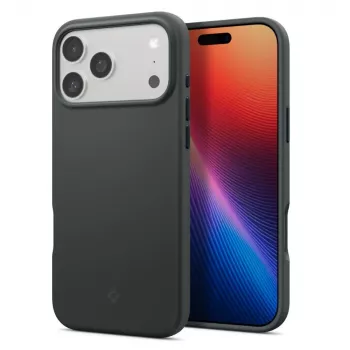 Spigen Silicone Fit Mag MagSafe iPhone 17 Pro hoes Abyss Green