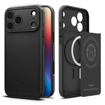 Spigen Thin Fit Mag MagSafe iPhone 17 Pro zwart