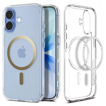 Spigen Ultra Hybrid Mag MagSafe iPhone 17 Clear/Goud