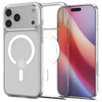 Spigen Liquid Crystal Mag MagSafe iPhone 17 Pro Max Clear/Wit