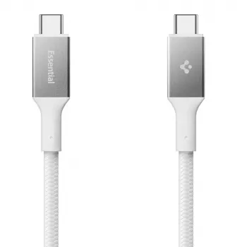 SPIGEN EB10015CC Essential USB-C naar USB-C kabel 100W 150cm Wit