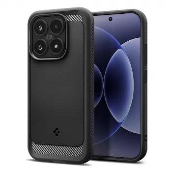 Spigen Rugged Armor Hoesje voor Xiaomi 17, mat zwart