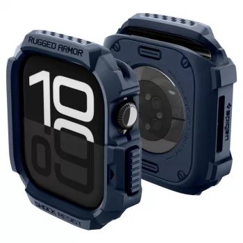 Spigen Rugged Armor V2 Apple Watch 42mm hoesje Navy Blue